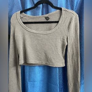 SHEIN gray crop top